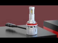 مصباح أمامي LED للسيارة بقوة 10000LM 45W P13 PSX26W H4 H7 H11 مع تبريد أنبوب نحاسي بزاوية 360 درجة