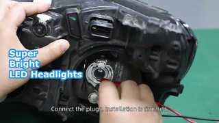 أدى الفقرة السيارات H11 السوبر مشرق سيارة أدى رئيس ضوء لمبة 40 واط 4000lm 9005 9006 H7 أدى في canbus