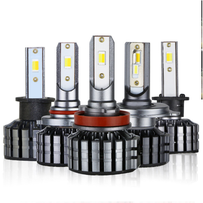 V20 السيارات LED بدوره إشارات المصابيح الأمامية H7 H4 H11 6000K 9005 9006 9012 H1 H8 9012 H3
