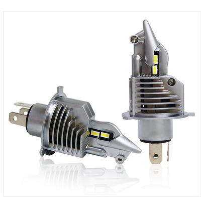 ميني فايتر H4 بقيادة مصباح أمامي للسيارة مروحة تبريد 40W نظام إضاءة السيارات 9V-48V 8000lm