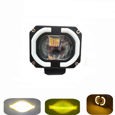 4x4 أوفرويد مصباح العمل LED مصابيح الأمام الضباب القيادة الضوء 12-80 فولت 4 بوصة 30 واط الألوان المزدوجة