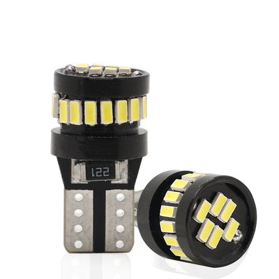 3014 الشريحة LED مصابيح السيارات الضوء الأبيض 360 درجة زاوية شعاع T10 3014 24smd تيار ثابت مصابيح LED مشرقة