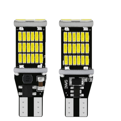 شراء مصباح خلفي ليد للسيارة عالميًا ولمبة إشارة الانعطاف T15 4014 45smd 12-24V online manufacture