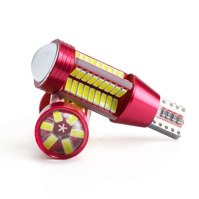 شراء T15 W16W LED Canbus السيارات LED المصباح 4014 أضواء عكسية ألمع المصابيح الأمامية للسيارة online manufacture