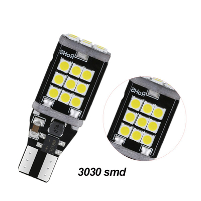 شراء OEM Luz 1157 T15 السيارات LED بدوره إشارات 3030 1156 لمبة لوحة ترخيص الفرامل ضوء اكليل 12 فولت online manufacture