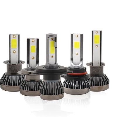 شراء مصباح أمامي للسيارة Mini Canbus COB H4 H7 H11 9004 9005 مصباح ضباب online manufacture
