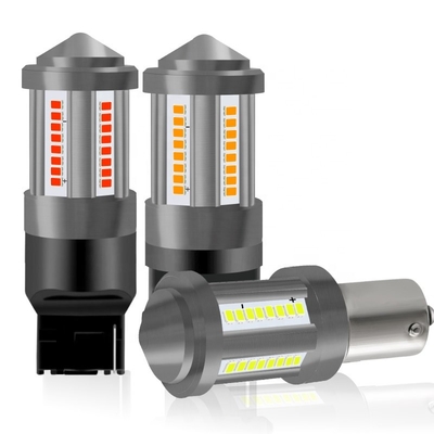 شراء 7440 LED أضواء إشارة الانعطاف للفرامل 1156 BA15S BAY15S 2016 40SMD لا خطأ Drl 12 V ساعة المنبه online manufacture