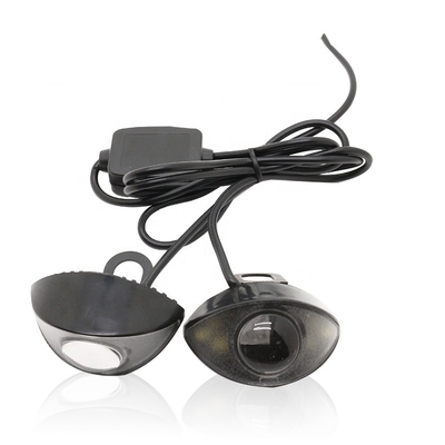 300LM 6000K مخصص للدراجات النارية الصمام المصابيح الأمامية أضواء عين الصقر 10SMD