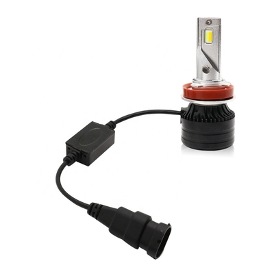 مصباح أمامي للسيارة LED H11 المصابيح الأمامية LED ثلاثية الألوان كشافات ضباب للسيارة 12-36 فولت مصباح معدل