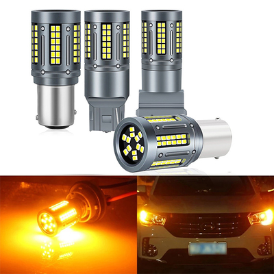 1156 2016 84smd مصباح إشارة الانعطاف للسيارة 6500k 12 فولت مصباح أمامي Led خلفي