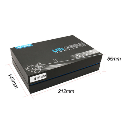 إشارات انعطاف LED عالية الطاقة للسيارات 18000Lm 80W H7 H4