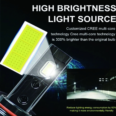 F5 Faro Focos H7 لمبات المصباح الأبيض H4 مصباح 110W رأس عالي الطاقة