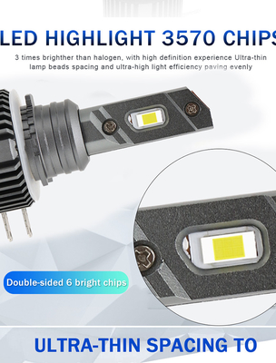 ODM Focos Automotive LED Headlamps 80W 8000Lm H15 المصابيح الأمامية