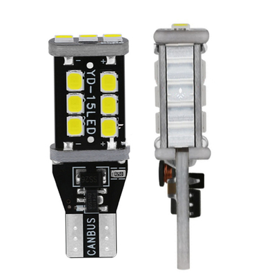 W6W WY16W 15 SMD السيارات LED المصباح 2835 وقف الضوء T15 سيارة الصمام الخفيفة