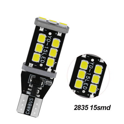 W6W WY16W 15 SMD السيارات LED المصباح 2835 وقف الضوء T15 سيارة الصمام الخفيفة