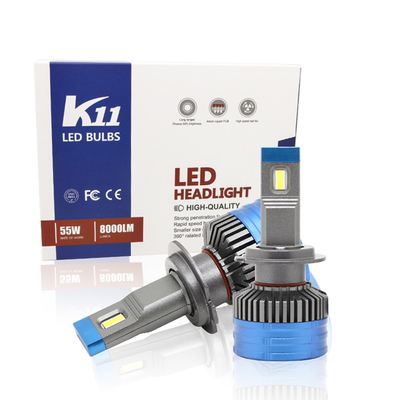 H4 H7 H11 LED لمبات المصابيح الأمامية للسيارة 3570 Csp 9006 BH4 H8 مصباح ضباب Led للدراجة النارية