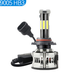 8 جوانب H1 H3 H4 H7 9005 9006 مصباح أمامي LED للسيارة 6000K 360 Canbus