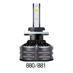 العالمي 3 ألوان ألمع لمبات المصباح LED H1 H3 H4 H7 H11 9005 9006