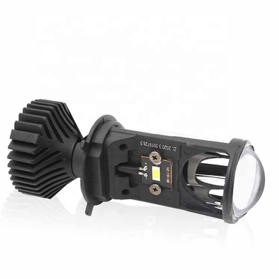 Y6 Mini H4 Bi LED لمبة المصباح للسيارة نظام الإضاءة التلقائي عدسة جهاز الإسقاط