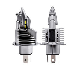 ميني فايتر H4 بقيادة مصباح أمامي للسيارة مروحة تبريد 40W نظام إضاءة السيارات 9V-48V 8000lm