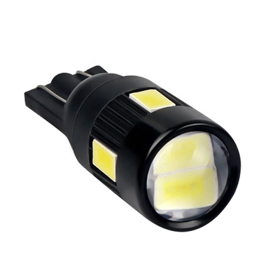 T10 5630 6 SMD غير قطبية بقيادة لمبات الإضاءة الجانبية للسيارة تعديل لمبة LED تيار مستمر 12 فولت