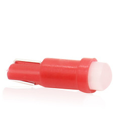 أضواء مؤشر led 12 فولت للسيارات T5 COB 1SMD 3D أحمر / أخضر / أصفر / أزرق / أبيض LED