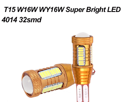 12v 4014 32smd Cree T10 مصباح داخلي في Canbus لمبات إضاءة LED للسيارات بيضاء أضواء الفرامل العكسية