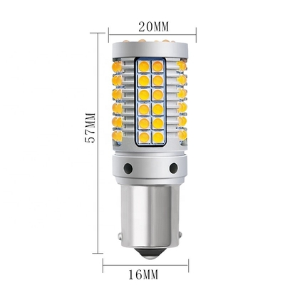 23 واط في Canbus 1156 3030 69smd أضواء إشارة الانعطاف للسيارة P21w Ba15s 1156 عالية السطوع