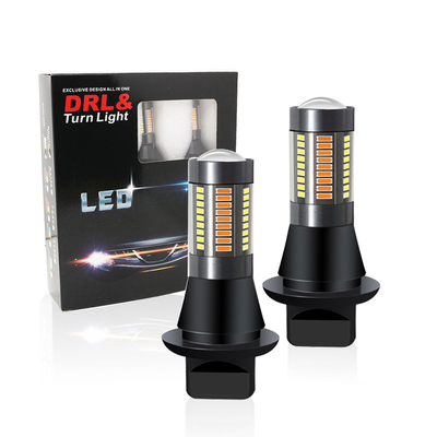T20 CANUBS LED أضواء الفرامل بدوره إشارة 7440 4014 66SMD أضواء النهار تشغيل الصمام