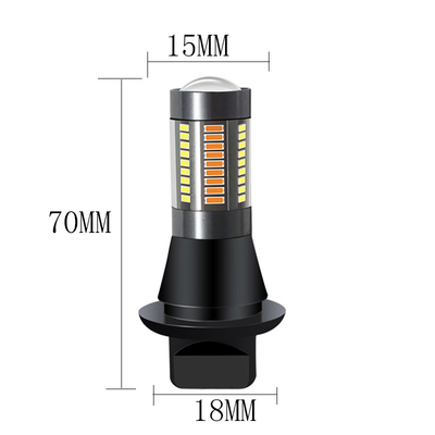 T20 CANUBS LED أضواء الفرامل بدوره إشارة 7440 4014 66SMD أضواء النهار تشغيل الصمام