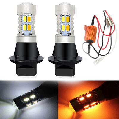 5630 20SMD LED لمبات إشارة الانعطاف مزدوجة اللون 7440 T20 BA15S 1156 BAU15S