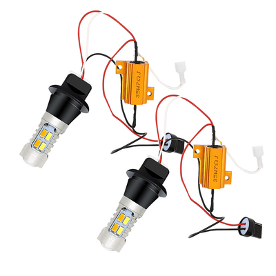 5630 20SMD LED لمبات إشارة الانعطاف مزدوجة اللون 7440 T20 BA15S 1156 BAU15S