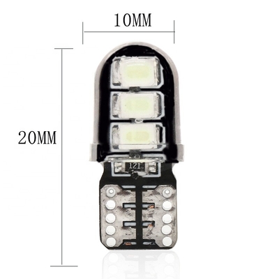 T10 سيارة أدى عرض جانب السيارة ضوء علامة 2835 6smd DC12V 194 W5W