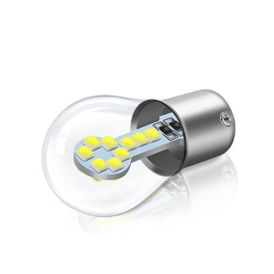 1156 BA15S LED 1157 BAY15D LED أضواء إشارة الانعطاف للفرامل أحادية / مزدوجة الاتصال حربة