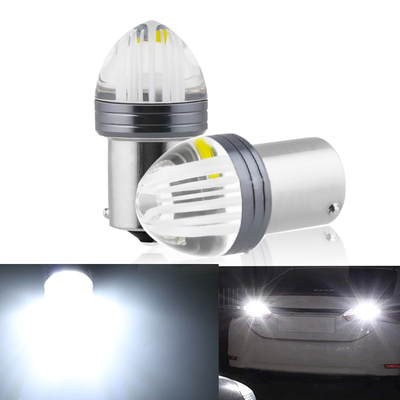 مصابيح إشارة الانعطاف LED للفرامل عالية الطاقة 1156 مع مصباح فرامل لمبة LED 2835 12V في Canbus