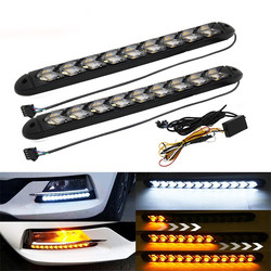 مصباح LED للسهم النهاري للجري يعمل بالتيار المستمر بجهد 12 فولت متتابع بإشارات انعطاف LED 8000K