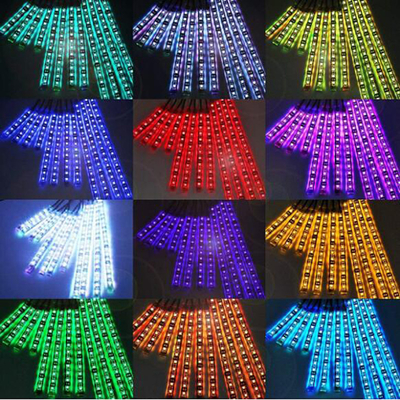 دراجة نارية Rgb Led عدة السيارة تحت اندفاعة تزيين جو النيون مع APP اللاسلكية