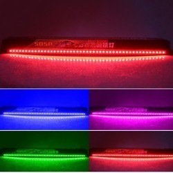 DC12V مقاوم للماء SMD5050 Kitt شريط ضوء السيارة مع جهاز التحكم عن بعد