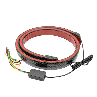 5W 12V سيارة مرنة أدى الذيل ضوء ألياف الكربون للطيار