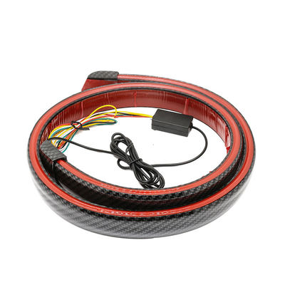 5W 12V سيارة مرنة أدى الذيل ضوء ألياف الكربون للطيار