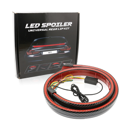 5W 12V سيارة مرنة أدى الذيل ضوء ألياف الكربون للطيار