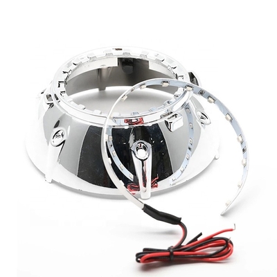 RGB 2.5 3.0 بوصة LED أضواء السيارة المحيطة المصباح الدائري LED عيون الشيطان
