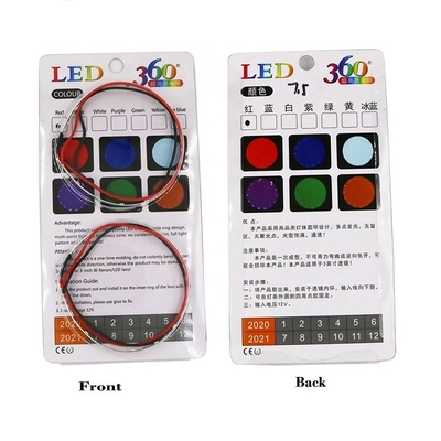 RGB 2.5 3.0 بوصة LED أضواء السيارة المحيطة المصباح الدائري LED عيون الشيطان