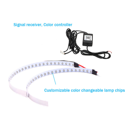 IP 67 LED أضواء السيارة المحيطة APP التحكم المصباح عين الملاك أطقم 360 درجة SMD Demon Halo Rings Kit