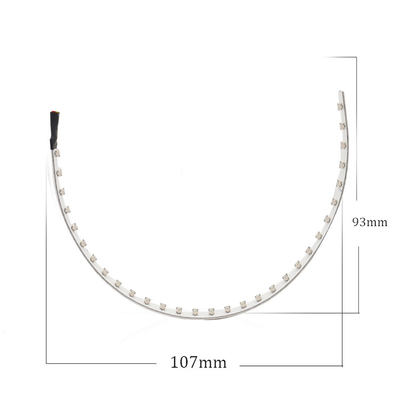 IP 67 LED أضواء السيارة المحيطة APP التحكم المصباح عين الملاك أطقم 360 درجة SMD Demon Halo Rings Kit