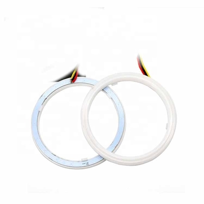 4014 LED أضواء السيارة المحيطة 60mm DRL تشغيل ضوء ثنائي اللون Led Angel Eyes Kit