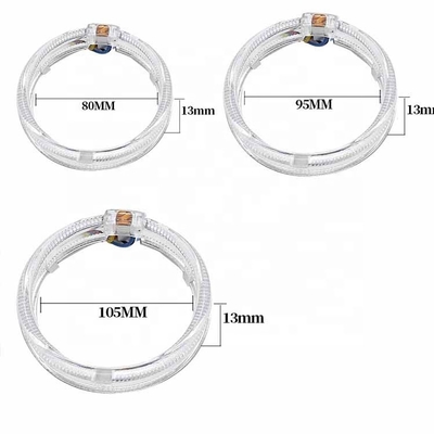 DRL RGB هالو خواتم سيارة الداخلية Led أضواء محيط CCFL عيون الملاك الشيطان 80 مللي متر 95 مللي متر 105 مللي متر 110 مللي متر