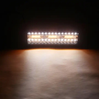 9 بوصة 180W صف مزدوج LED ضوء شريط أبيض / نبرة للسيارات الوعرة