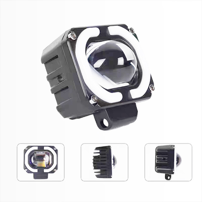 4x4 أوفرويد مصباح العمل LED مصابيح الأمام الضباب القيادة الضوء 12-80 فولت 4 بوصة 30 واط الألوان المزدوجة
