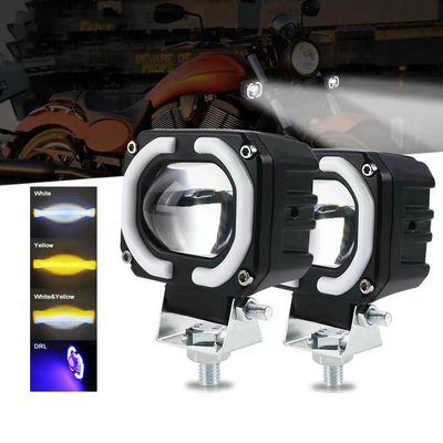 4x4 أوفرويد مصباح العمل LED مصابيح الأمام الضباب القيادة الضوء 12-80 فولت 4 بوصة 30 واط الألوان المزدوجة